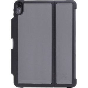 STM Goods Dux Shell for Folio iPad Pro (2018) - For Apple iPad Pro Tablet - Black, Clear - Drop Resistant, Bump Resistant 
