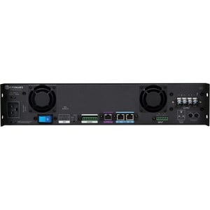 Crown DriveCore Install 2|2400N Amplifier - 2400 W RMS - 2 Channel - Black - 0.4% THD - 20 Hz to 20 kHz - 2300 W - Ethernet