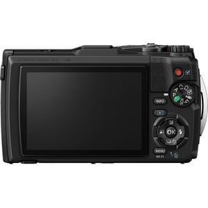Olympus Tough TG-6 12 Megapixel Compact Camera - Black - 1/2.3" Sensor - Autofocus - 3"LCD - 4x Optical Zoom - 2x Digital 