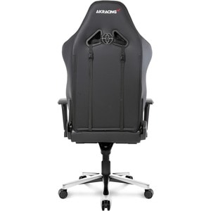 AKRacing Masters Series Max Gaming Chair - For Gaming - Metal, PU Leather, Foam, Aluminum - Black