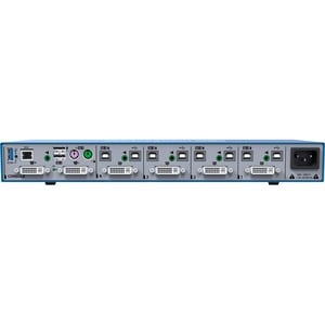 Kramer SX42DU-3 KVM Switchbox - 4 Computer(s) - 2 Local User(s) - 3840 x 2160 - 2 x PS/2 Port - 11 x USB - 6 x DVI