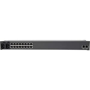 Tripp Lite by Eaton 16-Port Serial Console Server, USB Ports (2) - Dual GbE NIC, 4 Gb Flash, Desktop/1U Rack, CE, TAA - 3.