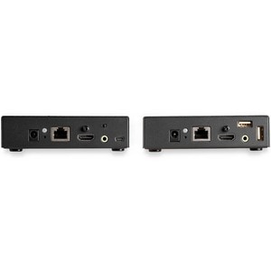 StarTech.com HDMI KVM Extender over IP Network - 4K 30Hz HDMI and USB over IP LAN or Cat5e/Cat6 Ethernet (100m/330ft) - Re