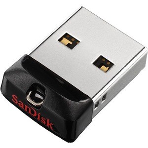 SanDisk 64GB Cruzer Fit USB 2.0 Type A Flash Drive - 64 GB - USB 2.0 Type A
