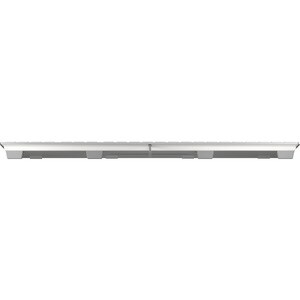 Clavier CHERRY KC 6000 SLIM - Câble Connectivité - USB Type A Interface - Français - AZERTY Disposition - Argenté, Blanc -