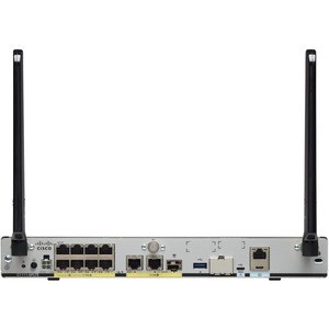 Cisco C1111-8PLTEEA Celular Router de serviços integrados sem fios - Recondicionado - 4G - LTE 850, LTE 900, LTE 1800, LTE