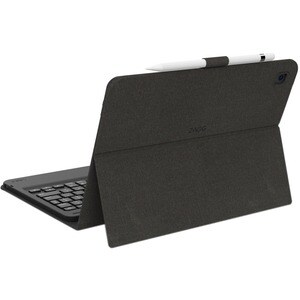 ZAGG Messenger Folio Keyboard/Cover Case (Folio) for 9.7" Apple iPad Pro, iPad, iPad Air, iPad Air 2 - Black - Ding Resist