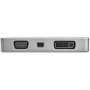 StarTech.com USB C Multiport Video Adapter - 4K 60Hz UHD Portable 5-in-1 USB Type C to HDMI 2.0, mDP, VGA or DVI, PD 3.0, 
