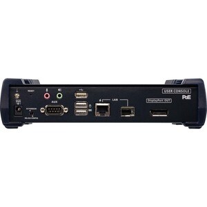 4K DP KVM OVER IP RECEIVER W/POE