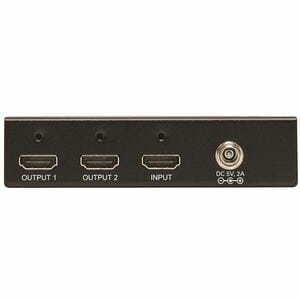 Eaton Tripp Lite Series 2-Port HDMI Splitter - 4K @ 60 Hz, 4:4:4, Multi-Resolution Support, HDR, HDCP 2.2, TAA - 4096 x 21