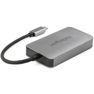 StarTech.com Adaptateur USB-C vers DVI Dual Link - Actif - USB Type-C vers DVI-D - 2560x1600 - 2560 x 1600 Supported - Gris