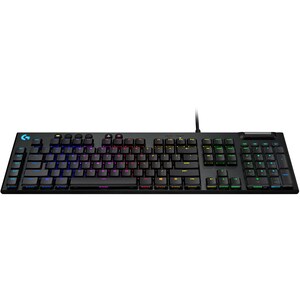 Logitech G815 Gaming Keyboard - Cable Connectivity - USB Interface - English (US) - Black - Mechanical Keyswitch - Volume 