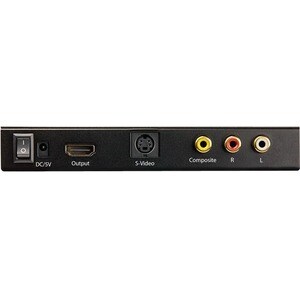 StarTech.com S-Video or Composite to HDMI Converter with Audio - 720p - NTSC & PAL - Analog to HDMI Upscaler - Mac & Windo