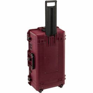 Pelican Air Travel/Luggage Case Travel - Oxblood - Water Proof, Crush Proof, Dust Proof - Polymer Body - Handle - 32.6" He