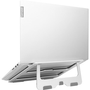 Lenovo Portable Aluminum Laptop Stand - Up to 15" Screen Support - 11.02 lb Load Capacity - 0.70" Height x 10.24" Depth - 