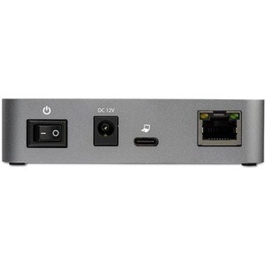 StarTech.com USB/Ethernet-Hub - USB 3.1 Typ C - Extern - Schwarz, Grau - UASP-Support - 3 Total USB Port(s) - 3 USB 3.1 Po