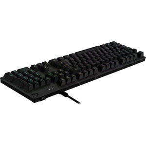 Logitech G G513 CARBON Gaming Keyboard - Cable Connectivity - USB 2.0 Interface - RGB LED - Spanish - QWERTY Layout - Carb