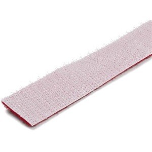 StarTech.com 25ft. Hook and Loop Roll - Red - Cable Management (HKLP25RD) - 25ft Bulk Roll of Red Hook and Loop Tape 3/4in