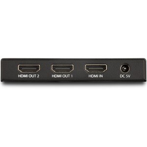 StarTech.com Signalverteiler - Metall - 3840 × 2160 - 1 x HDMI Ein - 2 x HDMI Aus