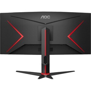 AOC CU34G2X 34" Class UW-QHD Curved Screen Gaming LCD Monitor - 21:9 - Black - 86.4 cm (34") Viewable - Vertical Alignment
