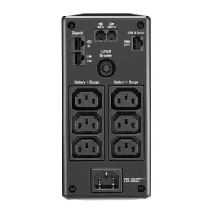 APC by Schneider Electric Back-UPS Pro BR900MI Line-interactive UPS - 900 VA/540 W - Tower - AVR - 12 Hour Recharge - 2.50