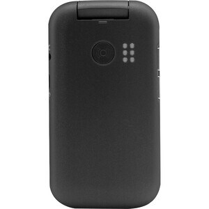 Téléphone portable standard Doro 6040 - Écran - Écran QVGA 320 x 240 - Noir - Flip - 1 Support de SIM - Sans SIM - Rear Ca