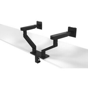 Dell EMC Dell MDA20 Desk Mount for Monitor - Black - 2 Display(s) Supported - 68.6 cm (27") Screen Support - 10 kg Load Ca