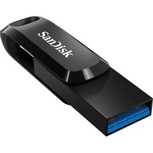 SanDisk Ultra Dual Drive Go 512 GB USB 3.1 (Gen 1) Type C, USB 3.1 (Gen 1) Type A Flash Drive - 150 MB/s Read Speed - 5 Ye
