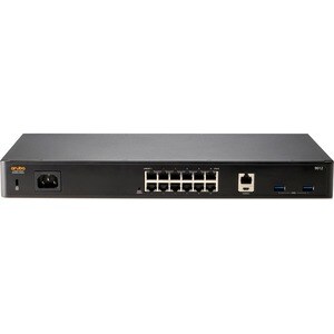 HPE 9000 9012 Router - 12 Ports - PoE Ports - Management Port - Gigabit Ethernet - Rack-mountable