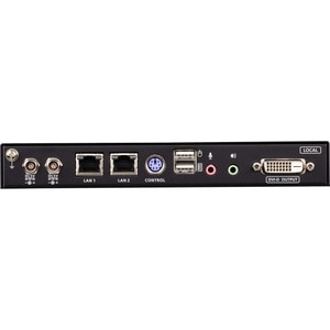 ATEN CN9600 KVM Switchbox - 1 Computer(s) - 1 Local User(s) - 1920 x 1200 - 2 x Network (RJ-45) - 4 x USB - 2 x DVI