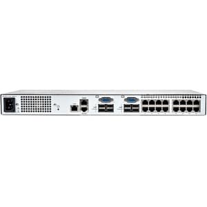Vertiv Avocent 16-Port Rackmount KVM over IP Switch with CAC & Local or Remote Access - 16 port AutoView KVM with 2 local 