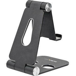 StarTech.com Phone and Tablet Stand - Foldable Universal Mobile Device Holder - Smartphones/Tablets - Adjustable Cell Phon