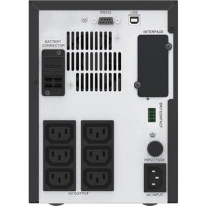 APC by Schneider Electric Easy UPS 1kVA Tower UPS - Tower - AVR - 4 Hour Recharge - 3.60 Minute Stand-by - 230 V AC Input 