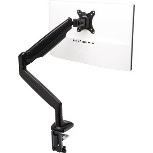 One-Touch Height Adjustable Single Monitor Arm - Black