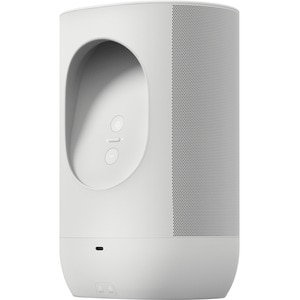 SONOS MOVE Portable Bluetooth Smart Speaker - Alexa, Google Assistant Supported - Lunar White - Wireless LAN - Battery Rec