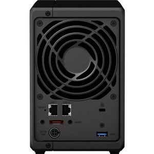 Synology DiskStation DS720+ 2 x Total Bays SAN/NAS Storage System - Intel Celeron Quad-core (4 Core) 2 GHz - 2 GB RAM - DD
