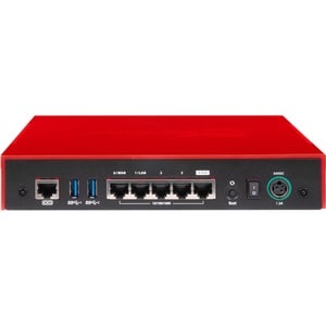 WatchGuard Firebox T40 Network Security/Firewall Appliance - 5 Port - 1000Base-T - Gigabit Ethernet - 4 x RJ-45 - 3 Year B