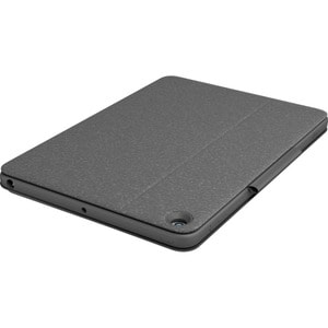 Logitech Combo Touch Keyboard/Cover Case Apple, Logitech iPad (7th Generation) Tablet - Graphite - Scuff Resistant, Scratc