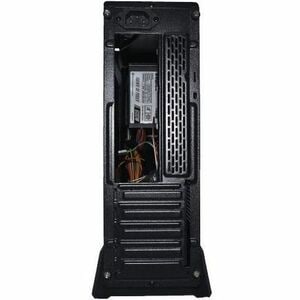 EVOTEC Gabinete para computadora gamer - Mini ATX Placa base admitida - Media torre - Metálico - Negro - 600W - Fuente de 