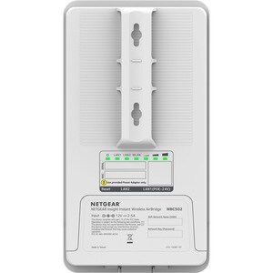 Netgear WBC502B2 IEEE 802.11ac 1.72 Gbit/s Wireless Bridge - 2.40 GHz, 5 GHz - MIMO Technology - 2 x Network (RJ-45) - Gig