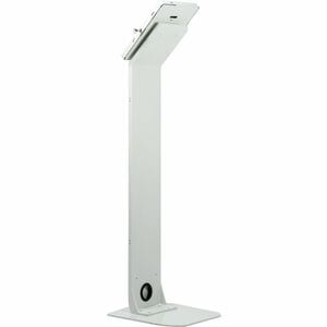 CTA Digital Premium Large Locking Floor Stand Kiosk (White) - Up to 12.90" Screen Support - 50" Height x 14.70" Width x 16