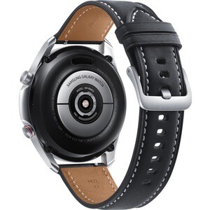 Samsung Galaxy Watch3 (45MM), Mystic Silver (Bluetooth) - Round - 1.82" (46.20 mm) - 0.44" (11.10 mm) - 1.77" (45 mm) - EC