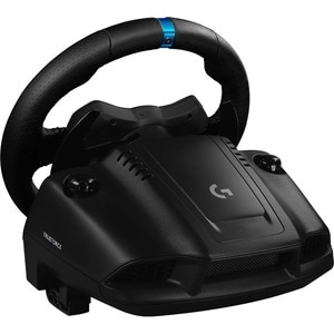 Logitech G G923 Gaming Steering Wheel - Cable - USB - PlayStation, PC, PlayStation 5 - Black