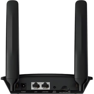 TP-Link TL-MR100 Wi-Fi 4 IEEE 802.11b/g/n Cellular, Ethernet Modem/Wireless Router - 4G - LTE 2100, LTE 850, LTE 1800, LTE