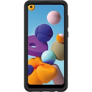 OtterBox Commuter Lite Case for Samsung Galaxy A21 Smartphone - Black - 1 - Drop Resistant, Bump Resistant - Synthetic Rub