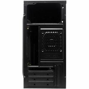 EVOTEC Gabinete para computadora gamer - Mini ATX, Micro ATX Placa base admitida - Minitorre - Metálico - Negro - 600W - F