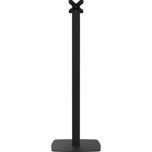 CTA Digital Premium Thin Profile Floor stand with VESA plate and Base (Black) - Floor Stand - Metal, Powder Coated Steel -