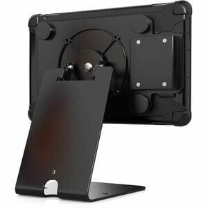 CTA Digital Quick Release Secure Table Kiosk with Wireless Inductive Charging Case - Table - Rubber, Metal