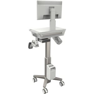 Ergotron CareFit Medizinische Warenkorb - 9,07 kg Belastbarkeit - 3 Rollen - 101,60 mm Rollengröße - Aluminium - 457,2 mm 