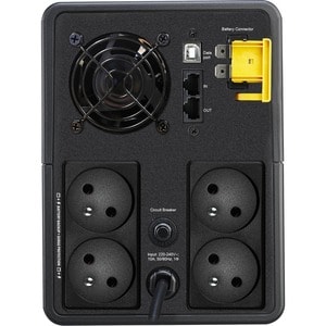 APC Back-UPS, 2200VA, Tower, 230V, 6x IEC C13 outlets, AVR. UPS topology: Line-Interactive, Output power capacity: 2.2 kVA